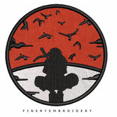 Itachi patch - Animé  - Embroidery Design - FineryEmbroidery